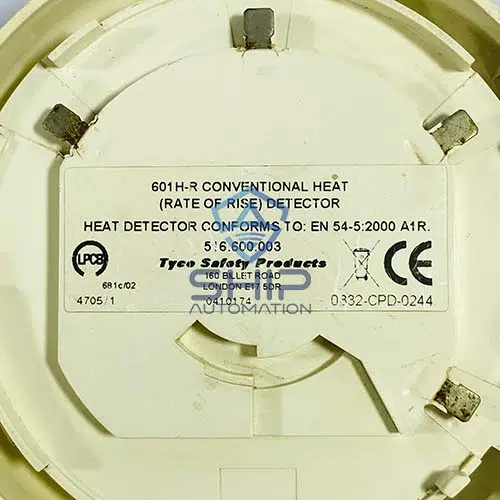 601H R(516.600.003) (2) Tyco 601H-R| Heat Detector