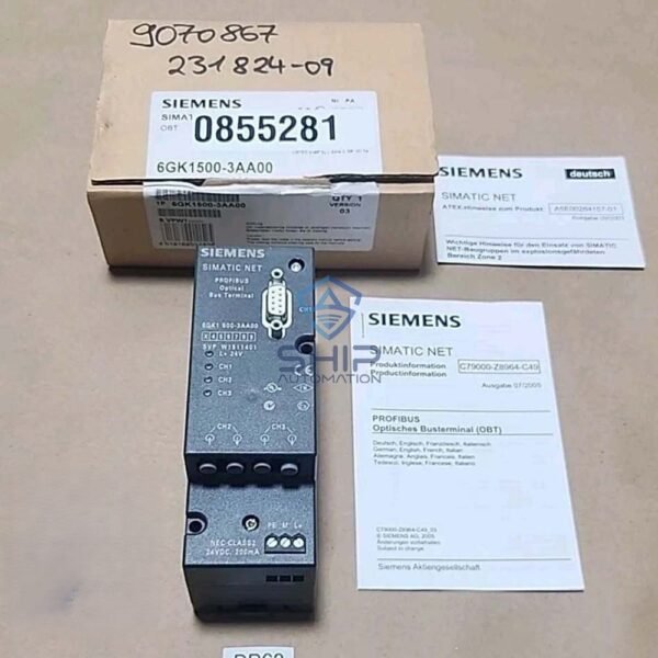 Siemens 6GK1500-3AA00 | Simatic Net Profibus Optical Bus Terminal 