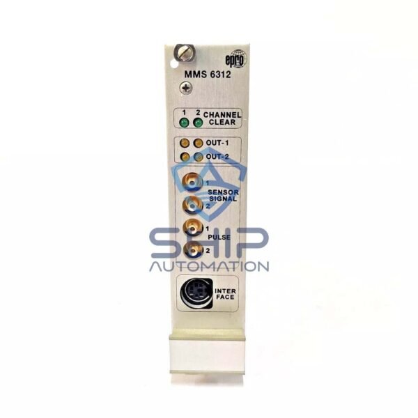 Epro MMS 6312 | Dual Channel Rotational Speed Monitor (9100-00025 04)