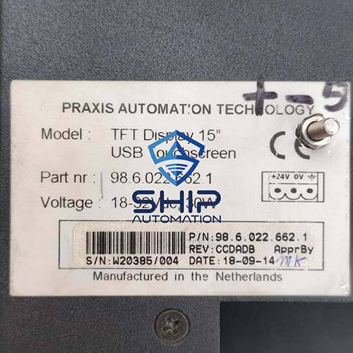 98.6.022.662.1 5 Praxis 98.6.022.662.1 | TFT  Display 15'' Monitor Unit - Image 5