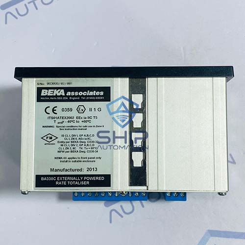 BA 338C (4) Beka -BA338C | Externally powered pulse input rate totaliser - Image 5
