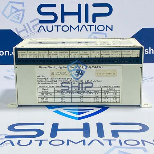 BE3 GPR P2BON(92782 00228) (5) Basler Electric BE3-GPR-P2BON | Generator Protective Relay (9278200228)