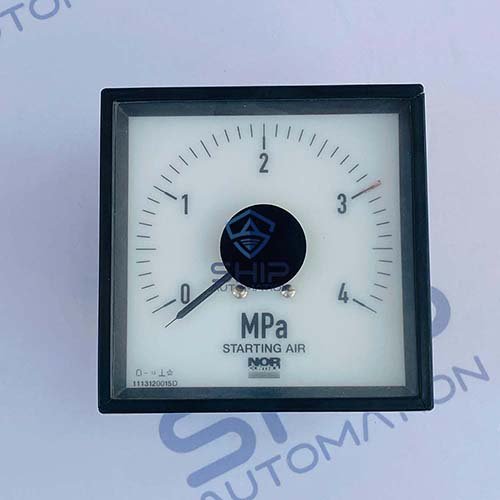 Deif/Nor Control DLQ96-PC-NB | Starting Air Meter (0-4 MPA)
