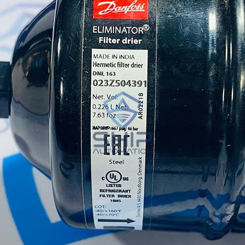 DML 163 023Z504391 (5) Danfoss DML 163 | Eliminator Filter Drier