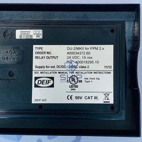 DU 2MK11 For PPM2 (4) Deif DU-2/MK11 For PPM2.X | Multi Line PPM Protection and Power Management Display Unit