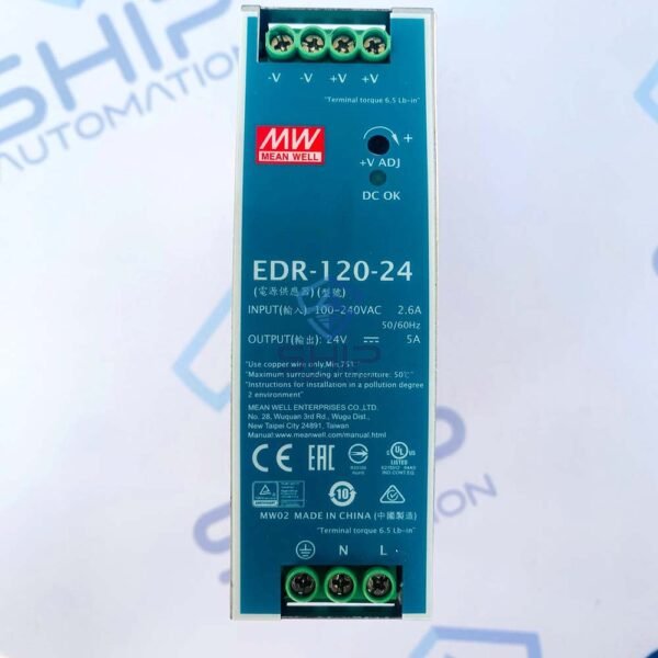 Mean Well EDR-120-24 | Power Supply