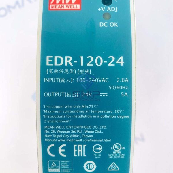 Mean Well EDR-120-24 | Power Supply