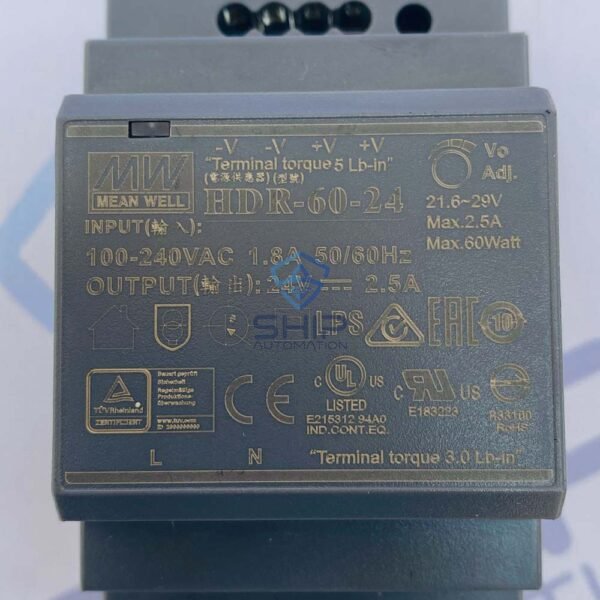 Mean Well HDR-60-24 | Power Supply