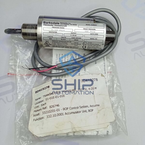 Barksdale 425x-05 | Pressure Transmitter