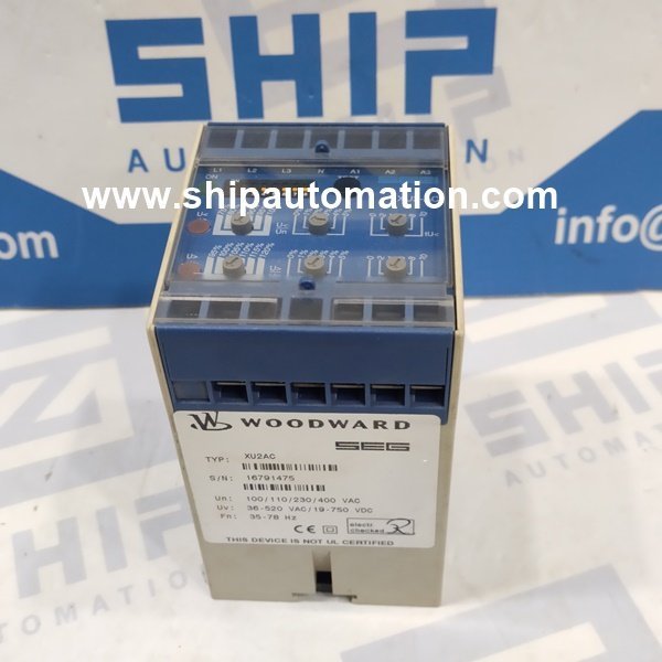 Woodward XU2-AC | Over And Undervoltage Protection