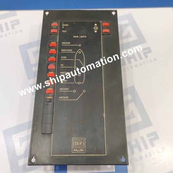 DEIF 827.4 | Main lights Control panel