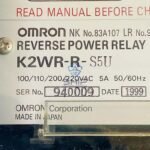 Omron K2WR-R-S5U Reverse Power Relay - Image 5