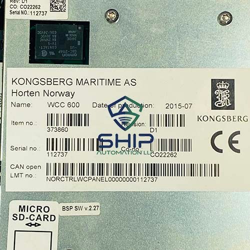 Kongsberg WCC 600 (373862) Kongsberg WCC600 (373860)