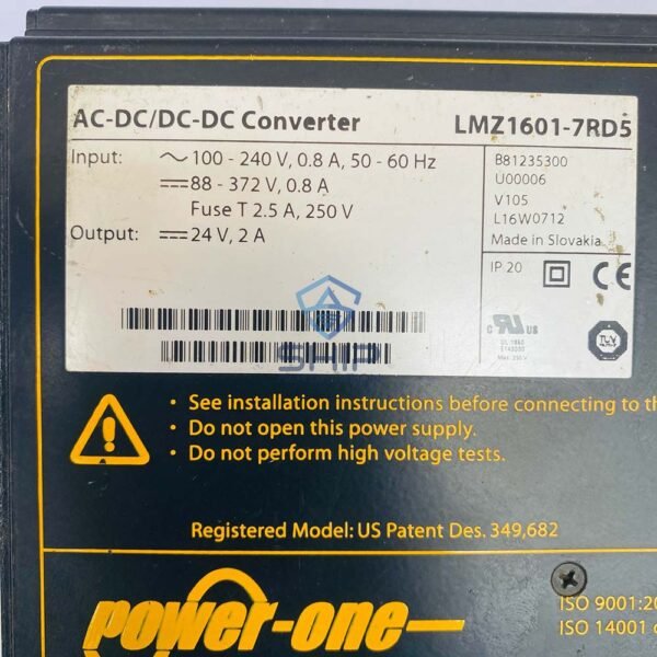 Power One LMZ1601-7RD5 | AC-DC/DC-DC Converter