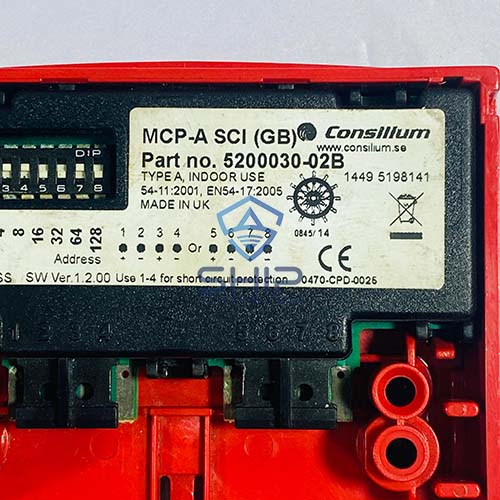 MCP A SCI (GB)(5200030 02B) (3) Salwico Consilium MCP-A SCI (GB) | Manual Call Point (5200030-02B) - Image 5