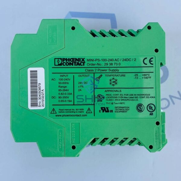 Phoenix Contact MINI-PS-100-240AC/24DC/2 | Power Supply Unit (2938730) 4 Phoenix Contact MINI-PS-100-240AC/24DC/2 | Power Supply Unit (2938730)