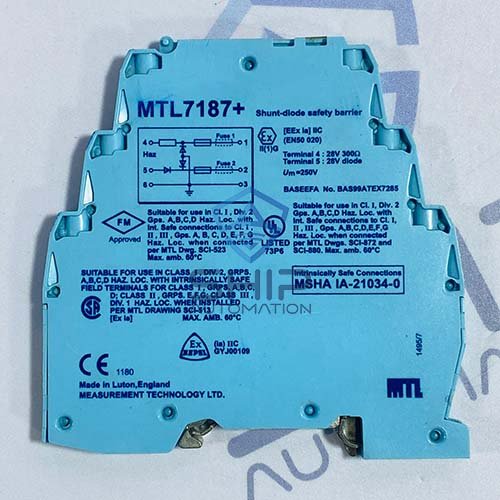 MTL7187+ (1) MTL Instruments MTL7187+ | Shunt-Diode Safety Barrier
