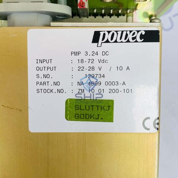 Powec PMP 3.24 DC | Power Supply (NA 4899 0003-A) 5 Powec PMP 3.24 DC | Power Supply (NA 4899 0003-A)