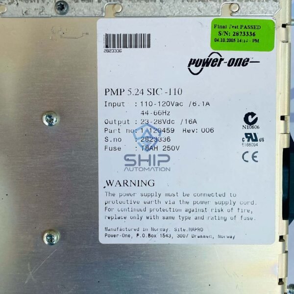 Power One PMP 5.24 SIC-110 | Power Supply (1-120459)