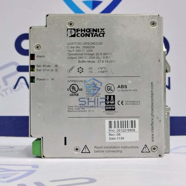 Phoenix Contact QUINT-DC-UPS/24DC/20 | Power Supply Unit (2866239)