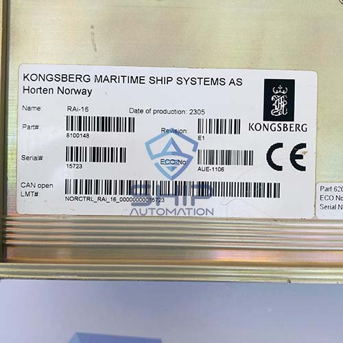 RAi 16(8100148 E1) (4) Kongsberg RAi-16 | Remote Analog Input Module (Rev.E1)