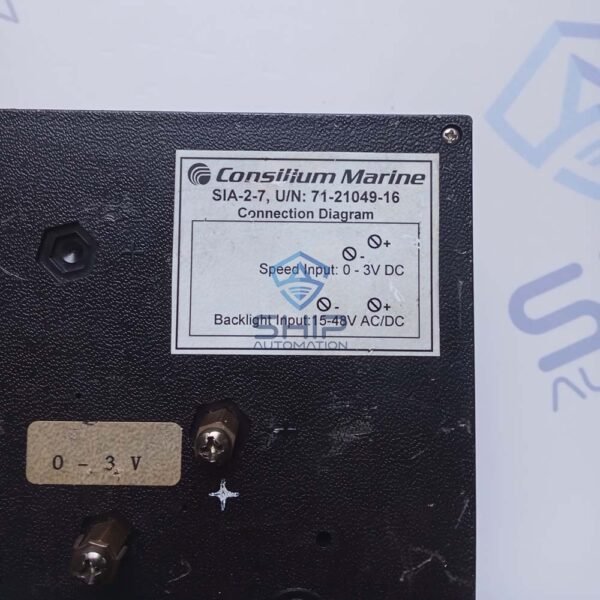 Consilium SIA-2-7 | Speed Log Analog Indicator (71-21049-16)