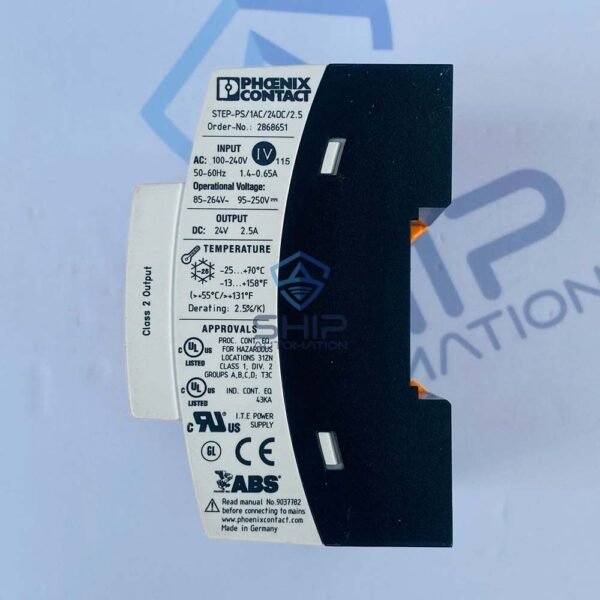 Phoenix Contact STEP-PS/1AC/24DC/2.5 | Power Supply Unit (2868651)
