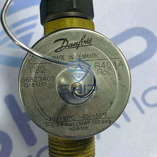 TS2 R404A 068Z3400 (3) Danfoss TS2 (R404A/R507) Thermostatic Expansion Valve