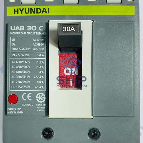 UAB 30C (5) Hyundai UAB30C | MCCB (Circuit Breaker)