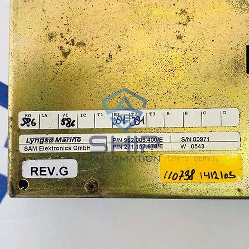 UCS 2100(271.157.678 E)(962.005.400 E) (1) Sam Electronics-Lyngso Marine UCS 2100 | Local Operator Panel (271.157.678/E)