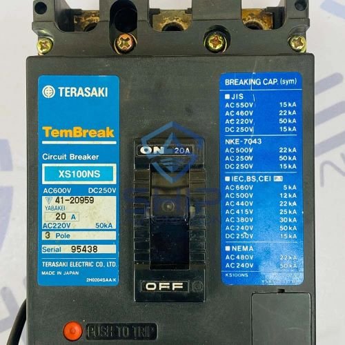 XS100NS(Amph 20A) (1) Terasaki XS100NS | Circuit Breaker (Amph: 20A)