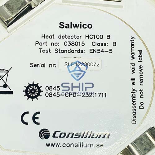 HC 100 B(38017) Salwico Consilium HC100 A2 | Heat Detector (038015)