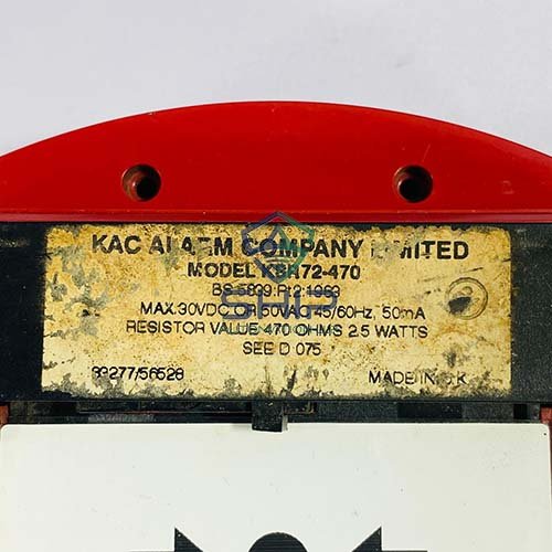 4. KSR72-470 (5) KAC Alarm KSR72-470 Manual Call Point