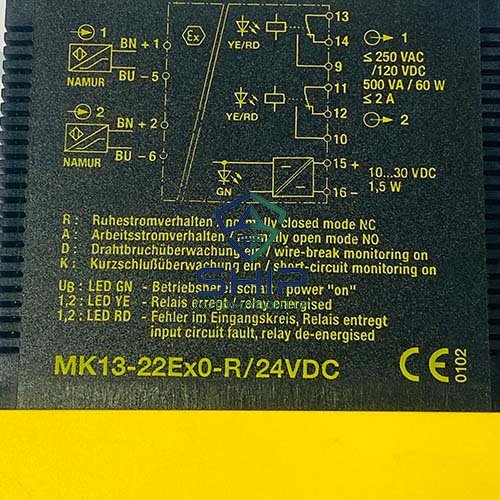 MK13-22Ex0-R24VDC (3) Turck MK13-22Ex0-R/24VDC | 2-channel Isolating Switching Amplifier