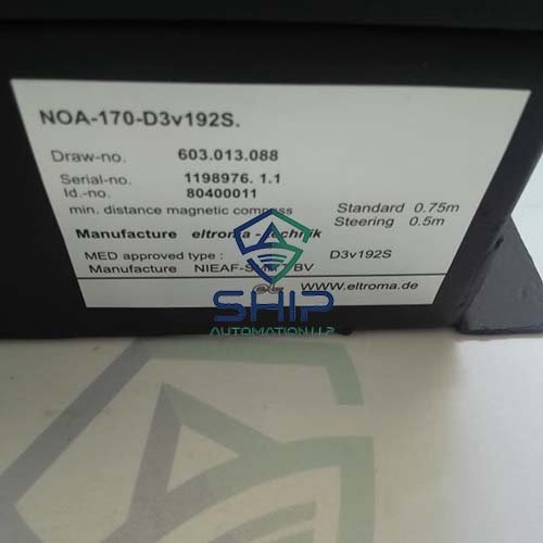 NOA-170-D3v192S (6) Eltroma-Technik NOA-170-D3v192S (603.013.088) | Rudder Angle Indicator